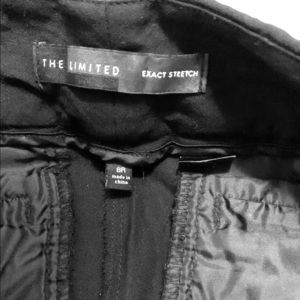 The Limited Exact Stretch black work pants 8R